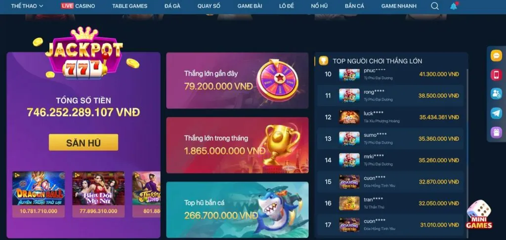 Cá Cược Thể Thao t888 nổ hũ